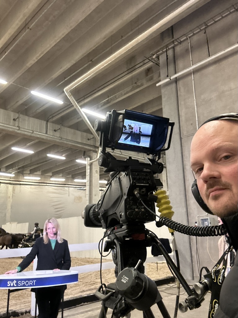 Bakom kameran i SVT Sports studio